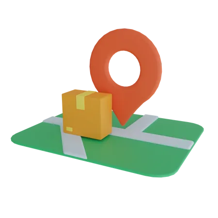 Local de envio  3D Icon