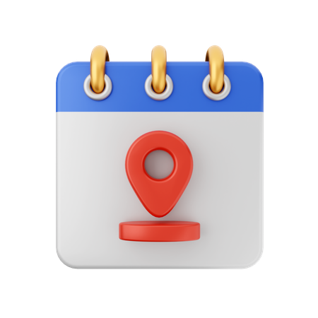 Local da reunião  3D Icon