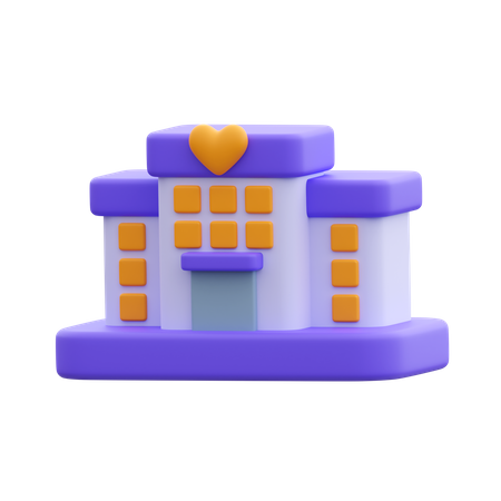 Local de casamento  3D Icon