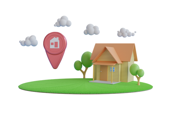 Local de investimento de propriedade para venda  3D Icon