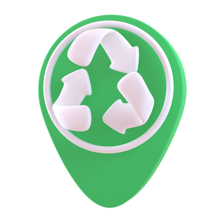 Local de reciclagem  3D Icon