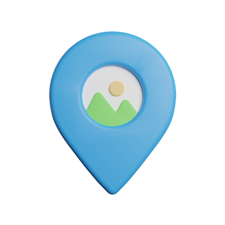 Local de viagem  3D Icon