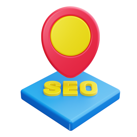 Seo local  3D Icon