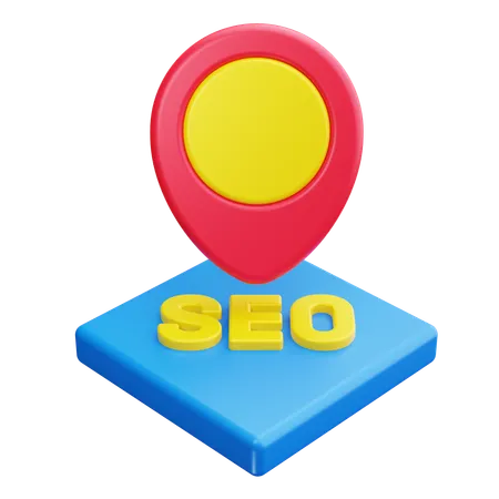 Seo local  3D Icon