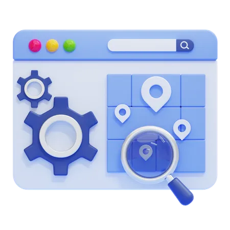 Local SEO  3D Icon