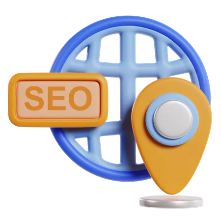 Local Seo Web Services  3D Icon