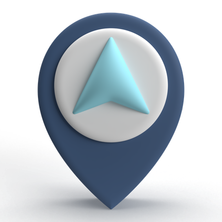 Navigation par localisation  3D Icon