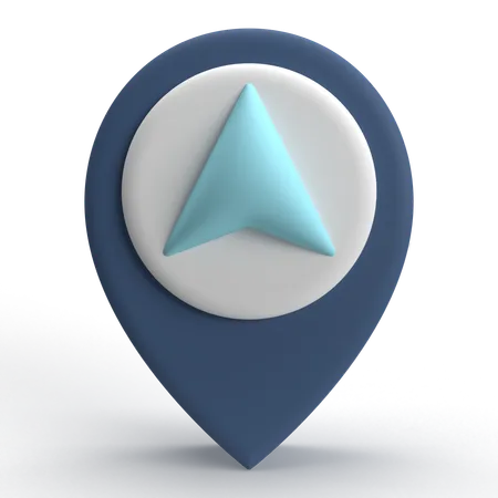 Navigation par localisation  3D Icon