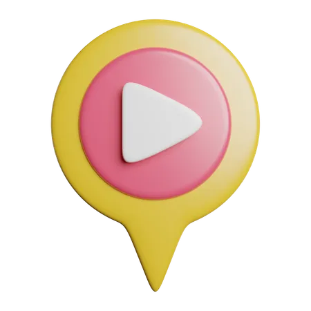 Localização  3D Icon