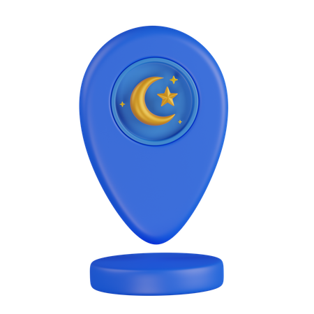 Localização  3D Icon