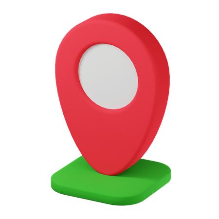 Localização  3D Icon