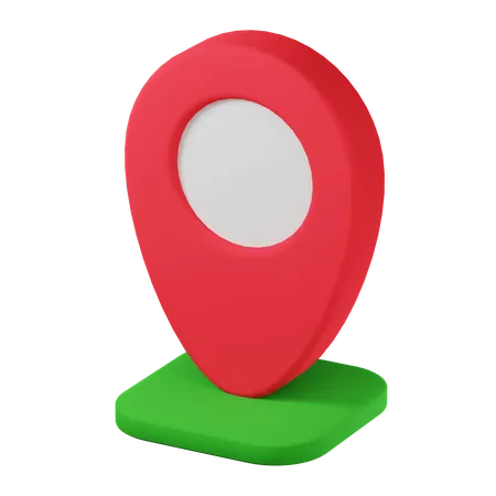 Localização  3D Icon