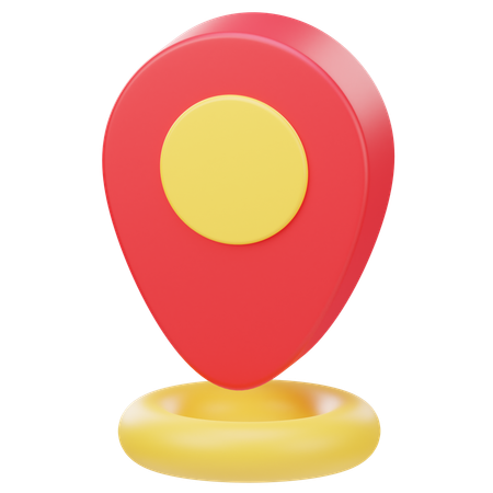 Localização  3D Icon