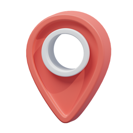 Localização  3D Icon