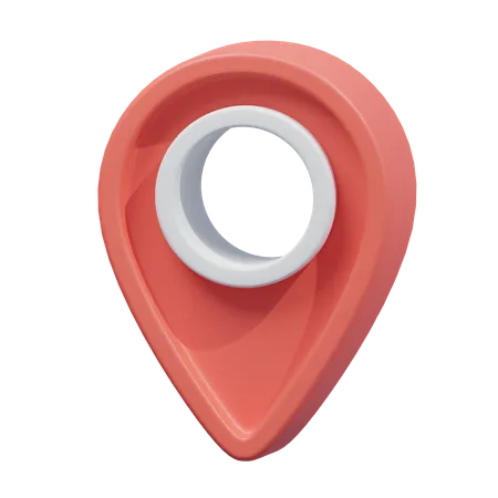 Localização  3D Icon