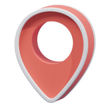 Localização  3D Icon