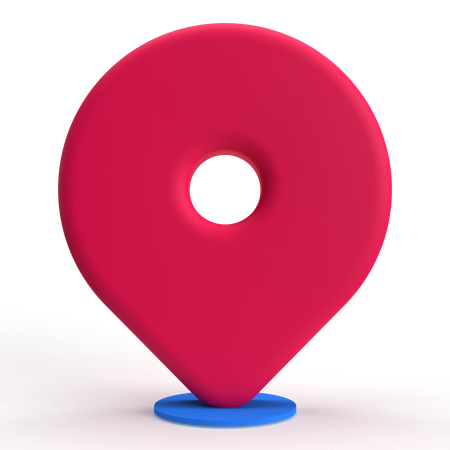 Localização  3D Icon