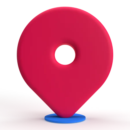 Localização  3D Icon