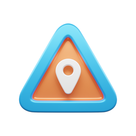 Localização  3D Icon