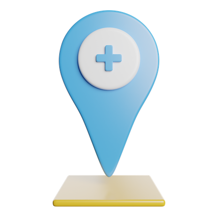 Localização  3D Icon