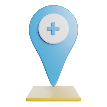 Localização  3D Icon