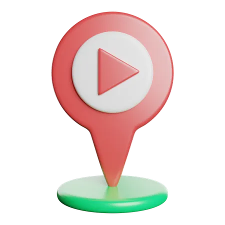 Localização  3D Icon