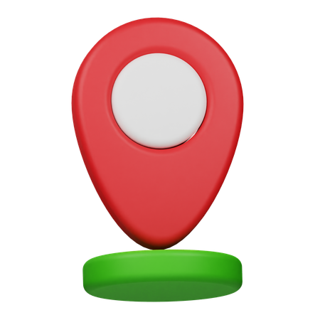 Localização  3D Icon