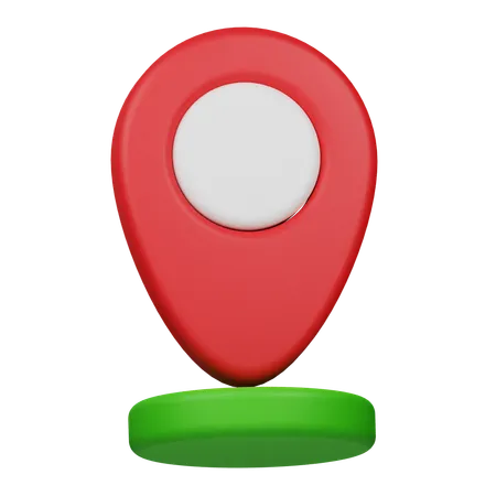 Localização  3D Icon