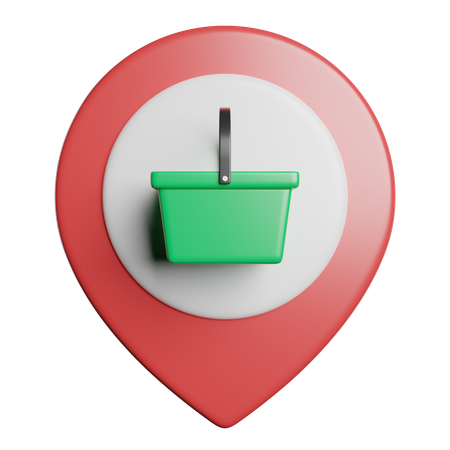 Localização  3D Icon