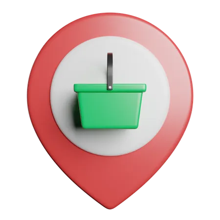 Localização  3D Icon