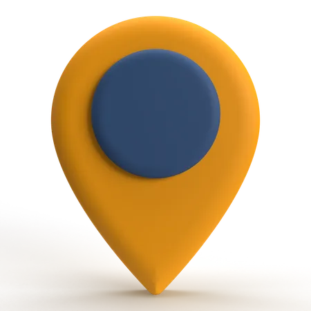 Localização  3D Icon