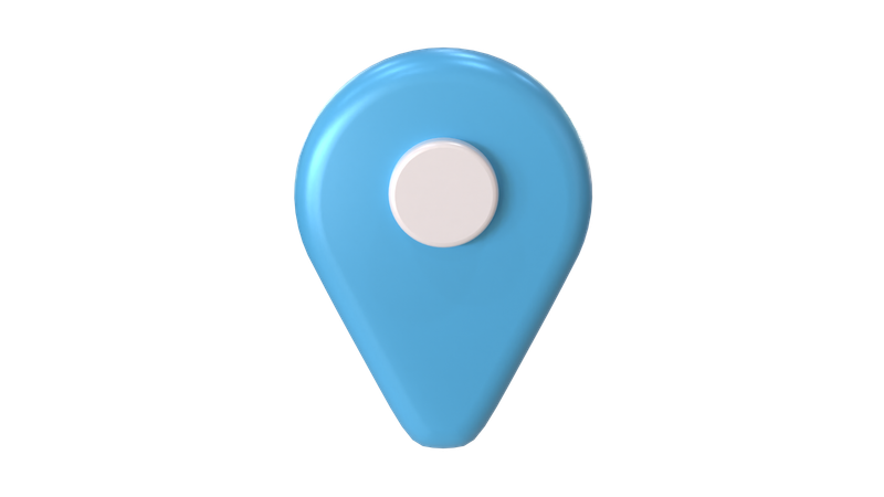 Localização  3D Icon