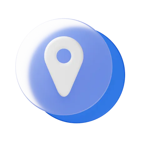 Localização  3D Icon