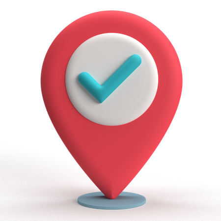 Localização  3D Icon