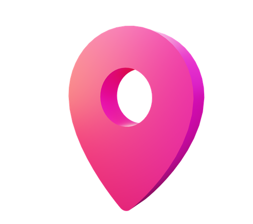 Localização  3D Icon