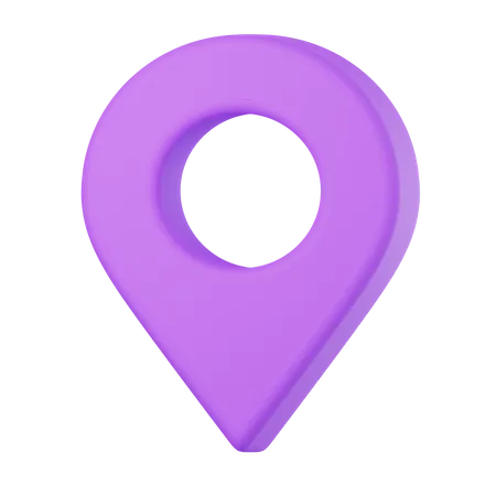 Localização  3D Icon