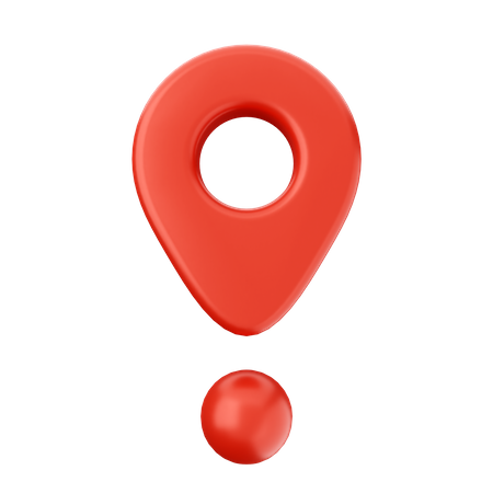 Localização  3D Icon