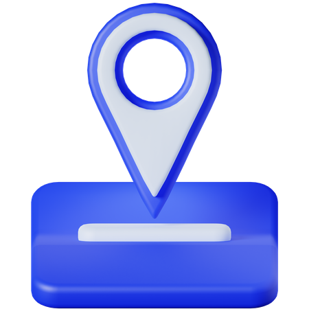 Localização  3D Icon