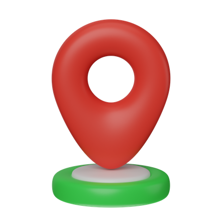 Localização  3D Icon