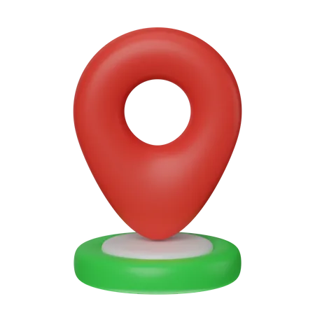 Localização  3D Icon