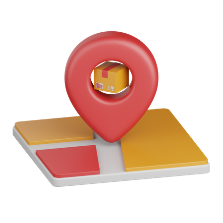 Localização  3D Icon