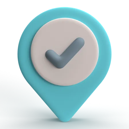 Localização  3D Icon