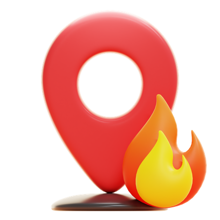 Localização  3D Icon
