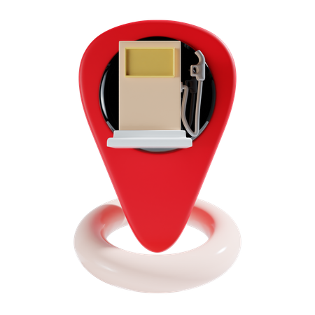 Localização da bomba de combustível  3D Icon