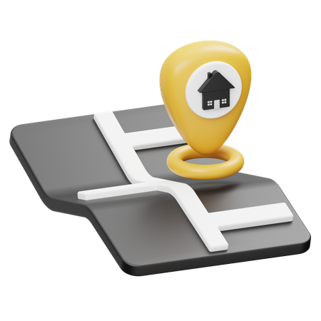 Localização da casa  3D Icon