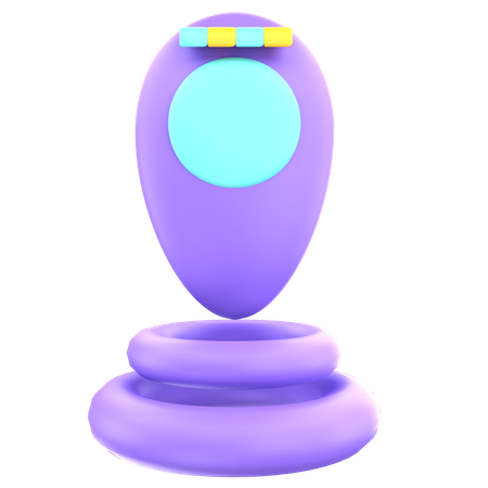 Localização da loja  3D Icon