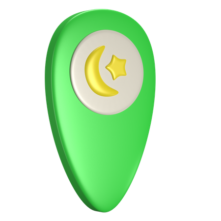 Localização da mesquita  3D Icon