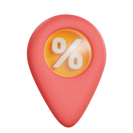 Localização  3D Icon