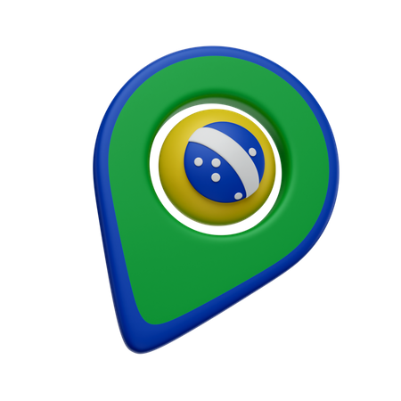 Localização do brasão  3D Icon