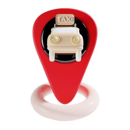 Localização do carro  3D Icon
